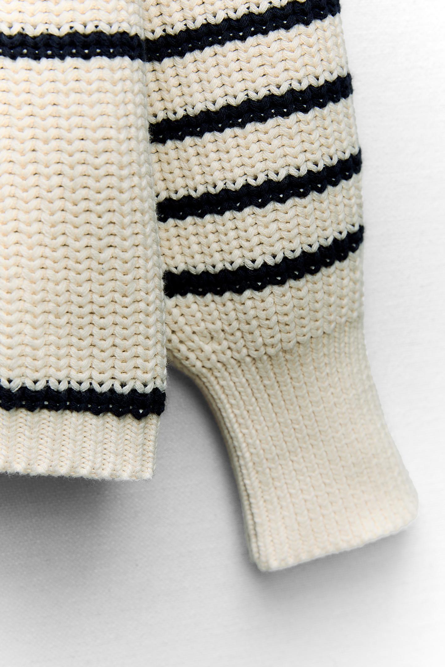 Oversized Knit Polo Woolen Sweater