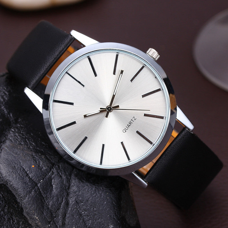 Leather Strap Watch