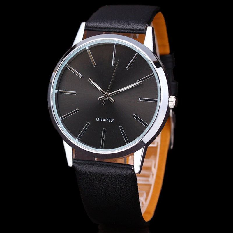 Leather Strap Watch