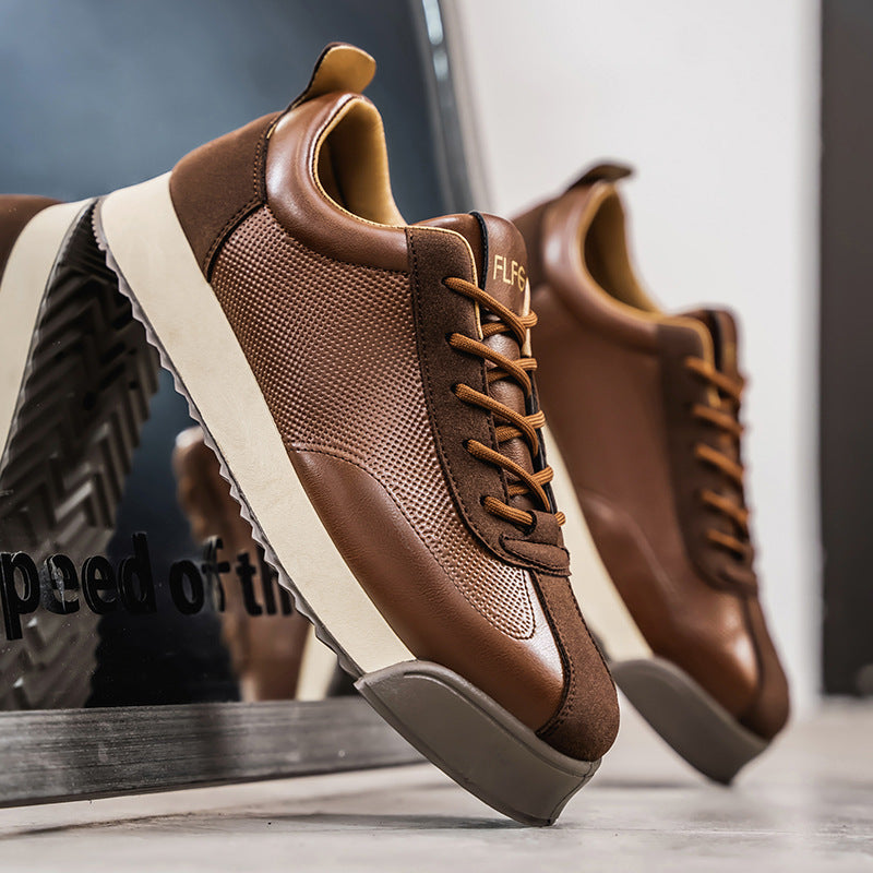 Variant image for Men’s Sneakers – Genuine Italian Leather, Breathable Comfort-1