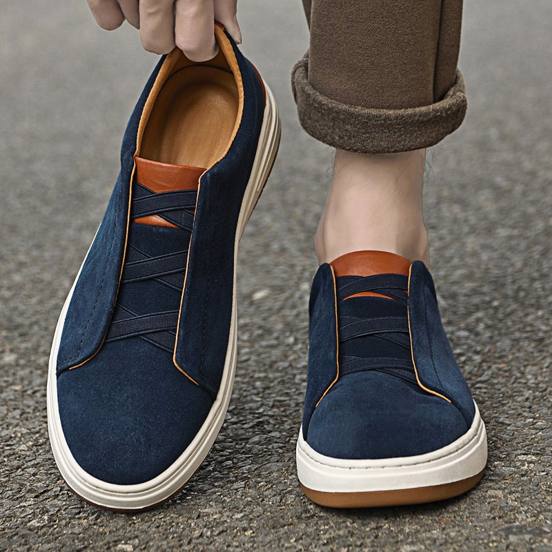 Men’s Suede Sneakers – Italian Craftsmanship, Comfortable Fit-5