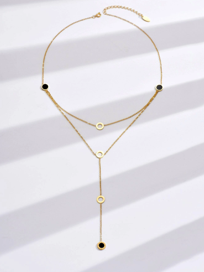 V Long Necklace