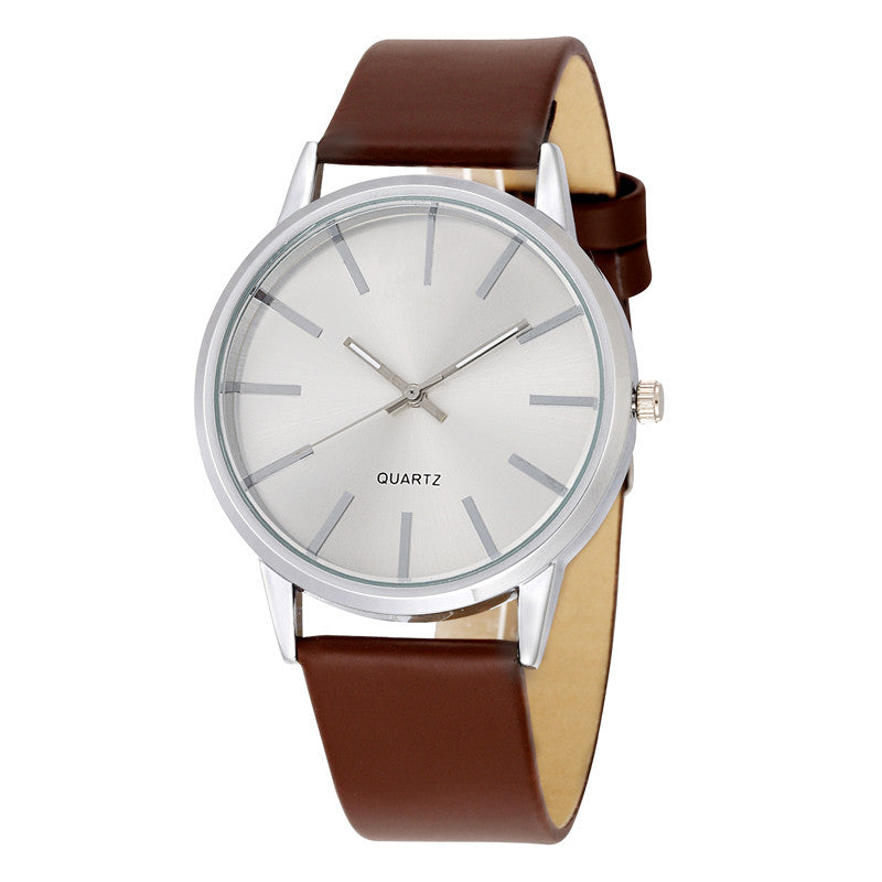 Leather Strap Watch