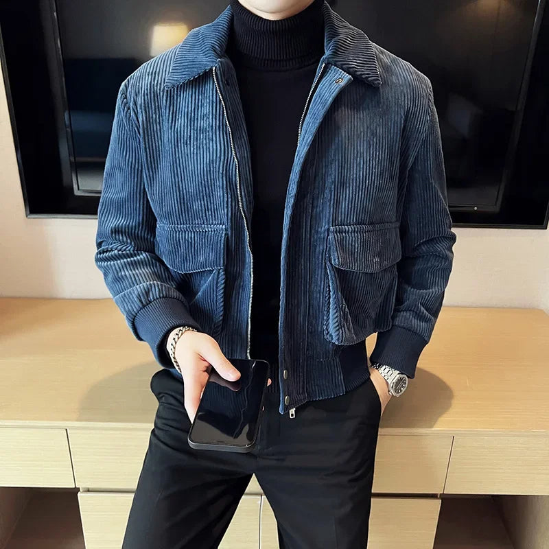 The Glacier Insulated Corduroy Jacket – Winter Warmth with Timeless Style