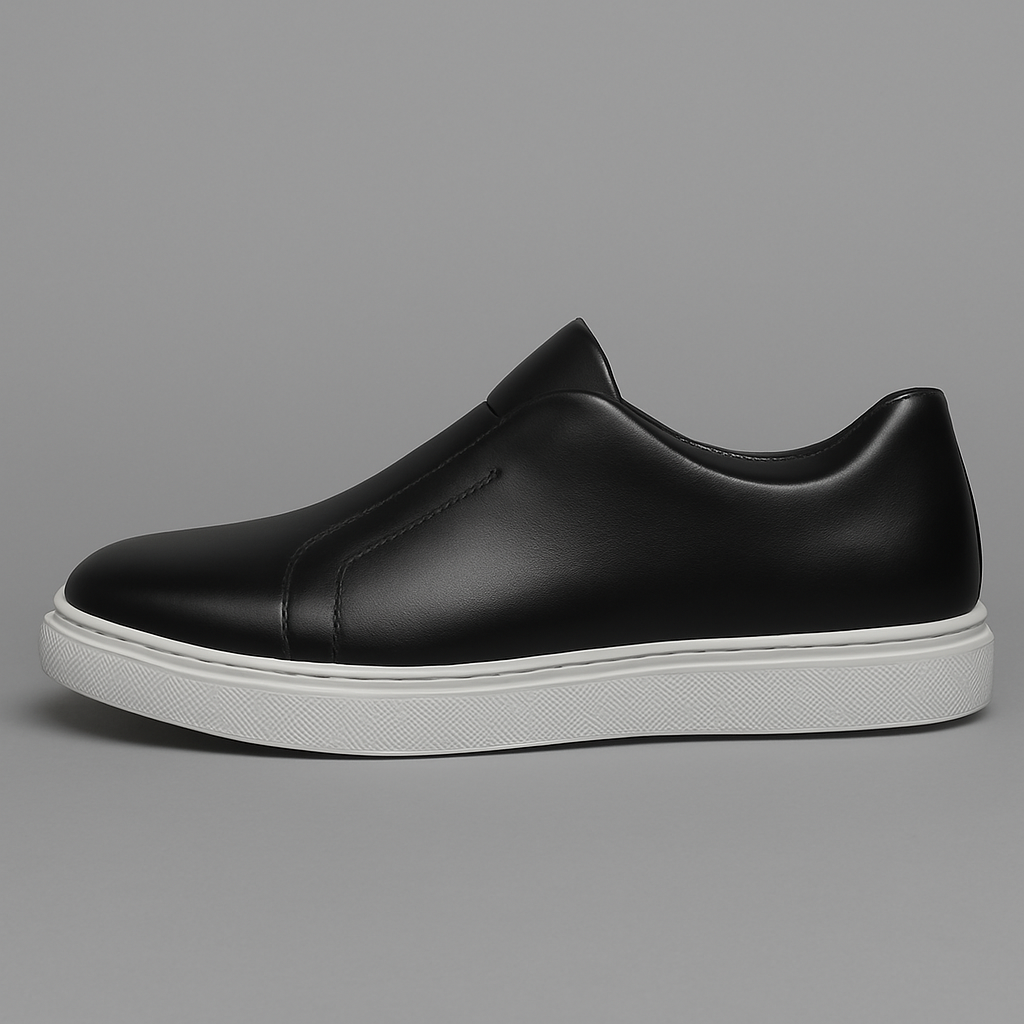 Men’s Sneakers – Premium Vegan Leather, No-Lace Design-5