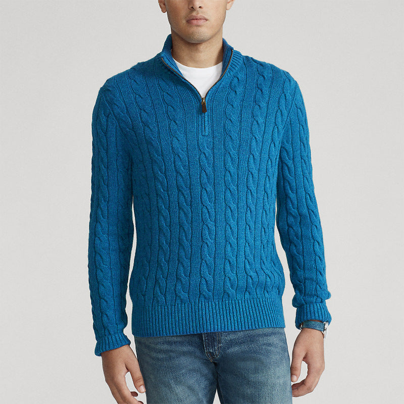 Cotton Zip Sweater