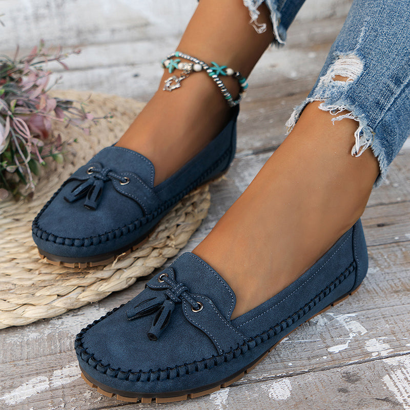 Variant image for Women’s Vintage Loafers – Orthopedic Comfort, Bow Detail, Non-Slip Sole-30