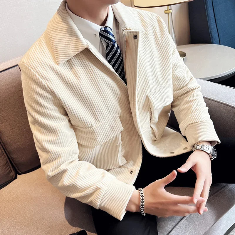 The Glacier Insulated Corduroy Jacket – Winter Warmth with Timeless Style
