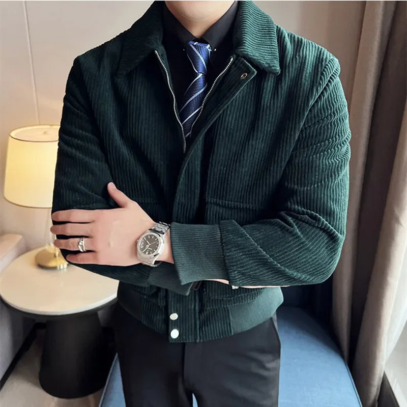 The Glacier Insulated Corduroy Jacket – Winter Warmth with Timeless Style