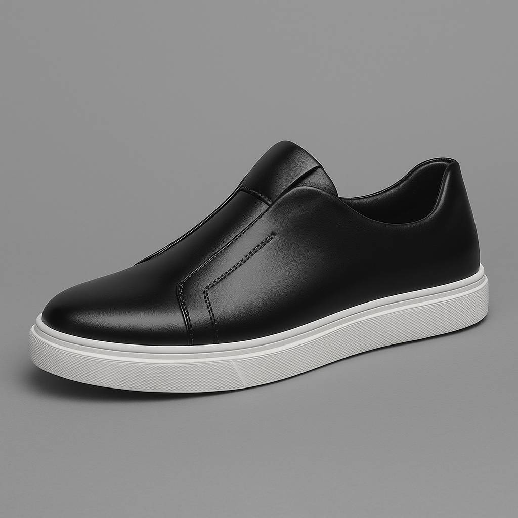 Men’s Sneakers – Premium Vegan Leather, No-Lace Design-4