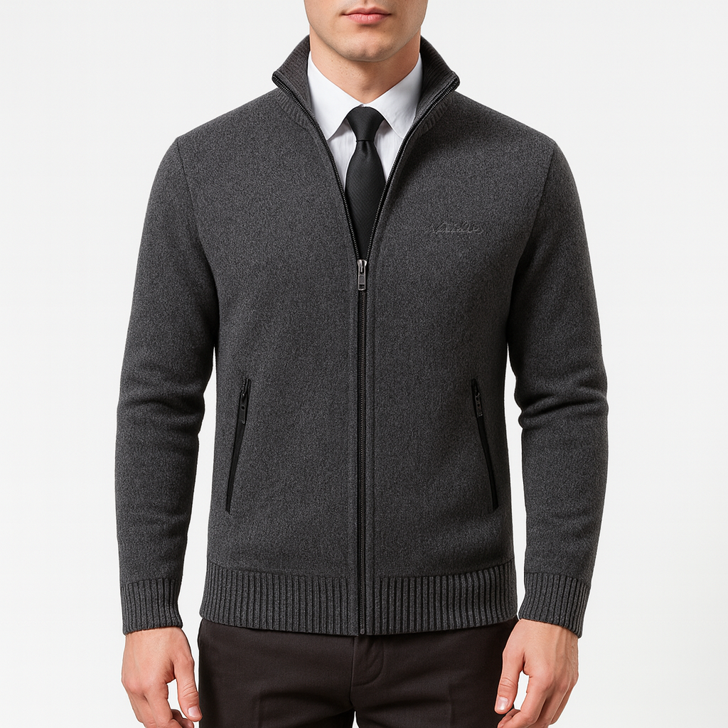 THRUSTYLE | Zip Knit Cardigan