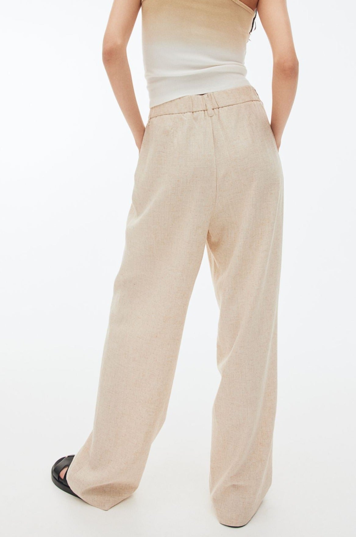Linen Stripe Pants