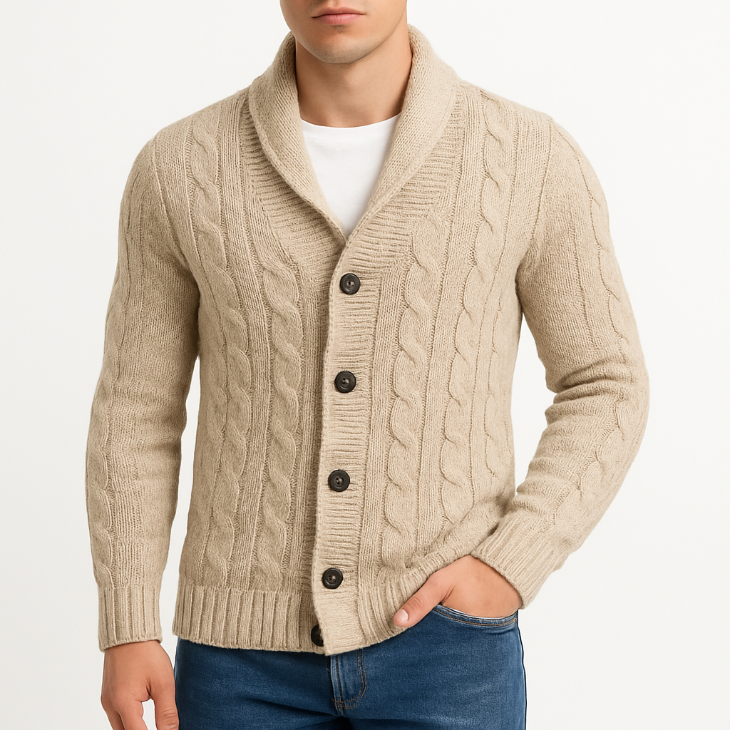 THRUSTYLE | Cable Cardigan