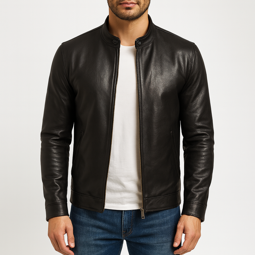 THRUSTYLE | Slim Leather Jacket
