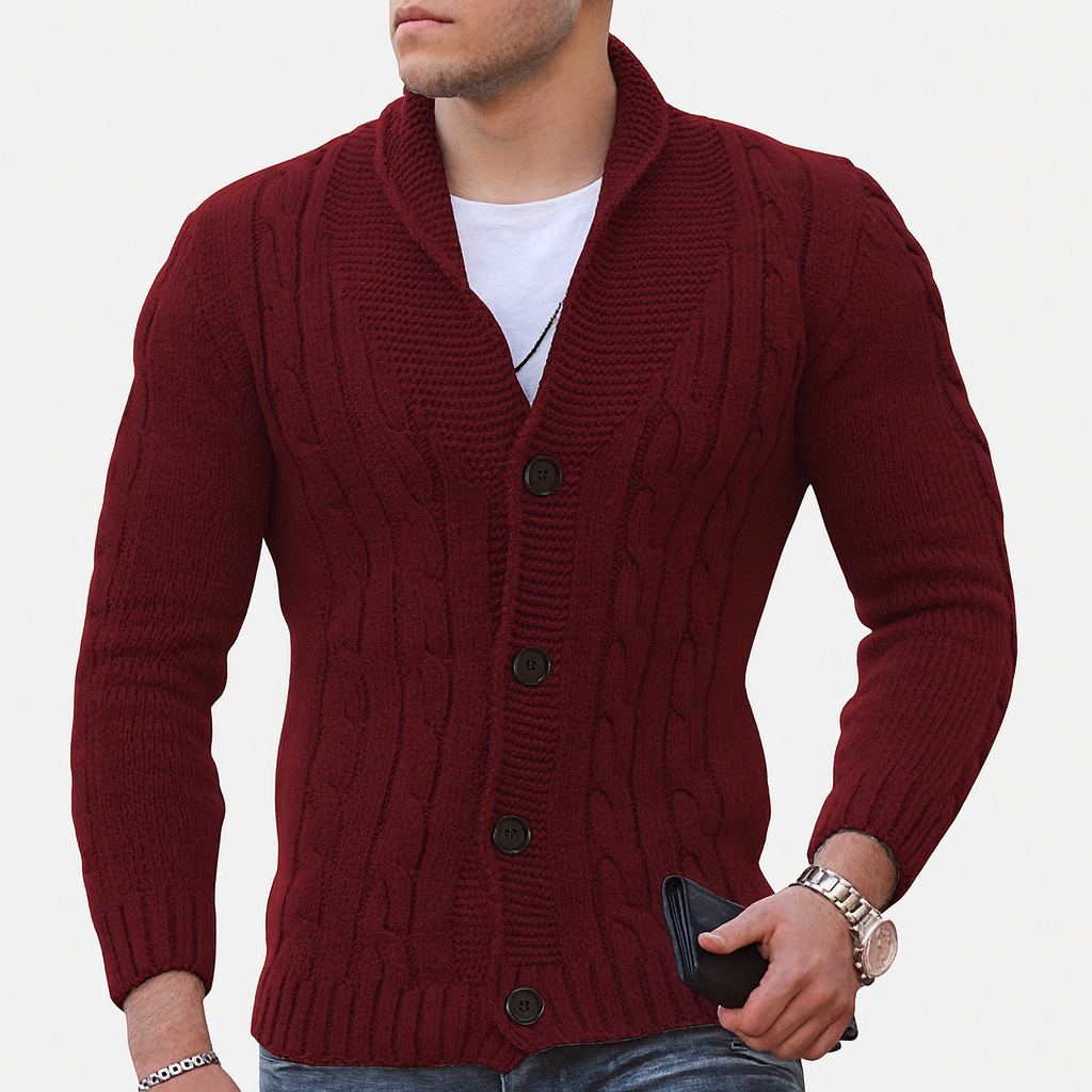 THRUSTYLE | Cable Cardigan