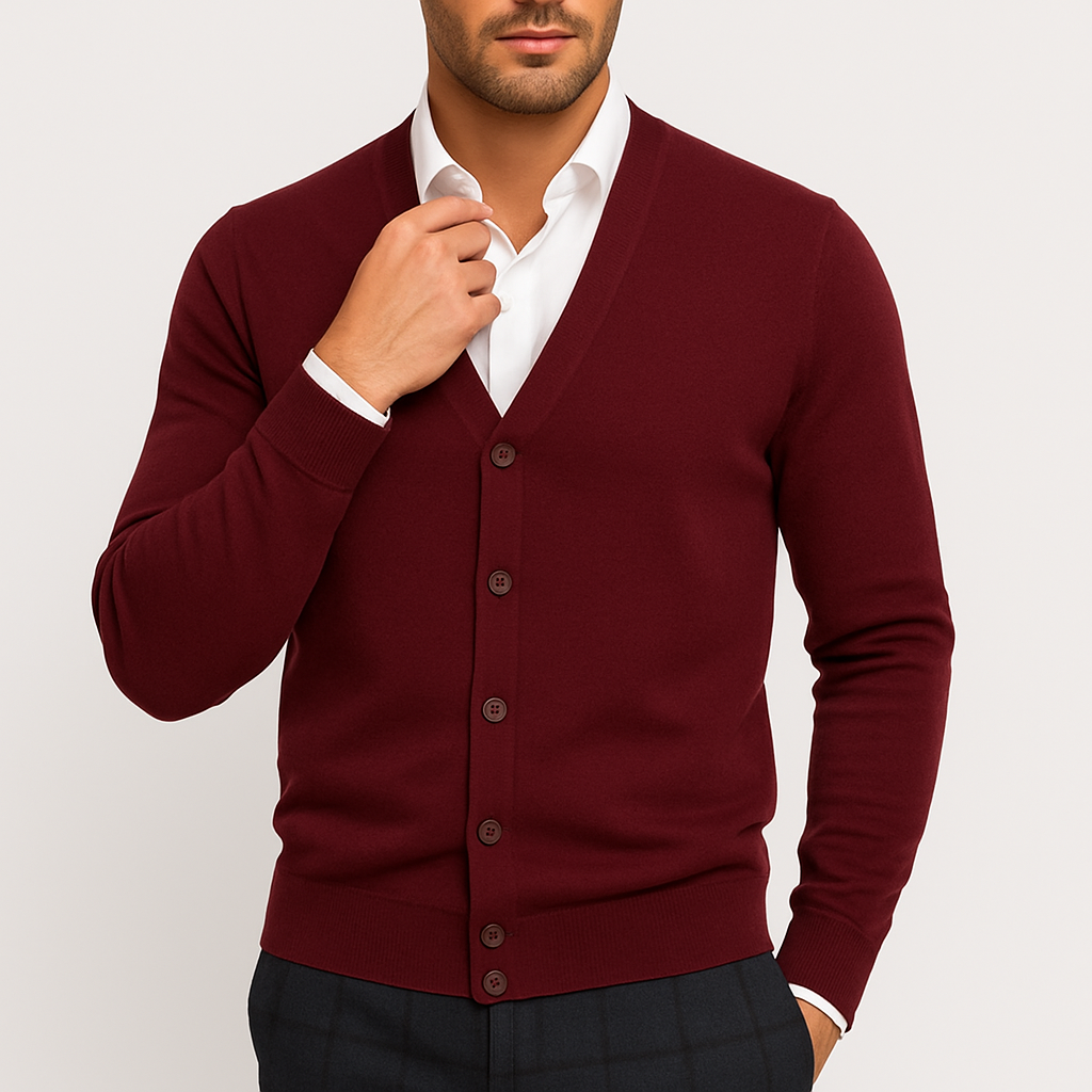 THRUSTYLE | V-Neck Cardigan
