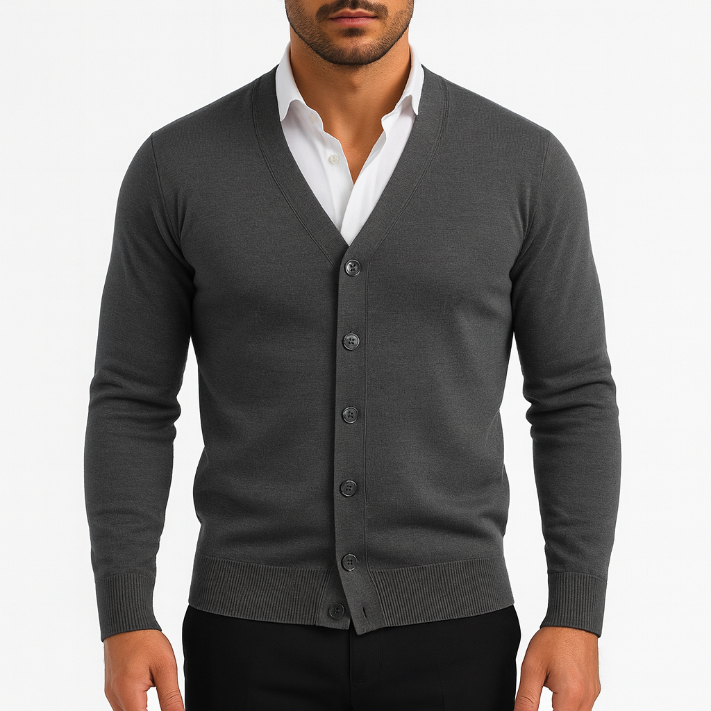 THRUSTYLE | V-Neck Cardigan