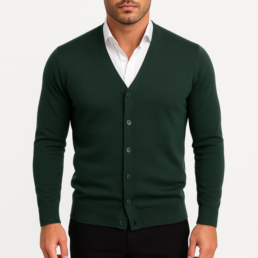 THRUSTYLE | V-Neck Cardigan