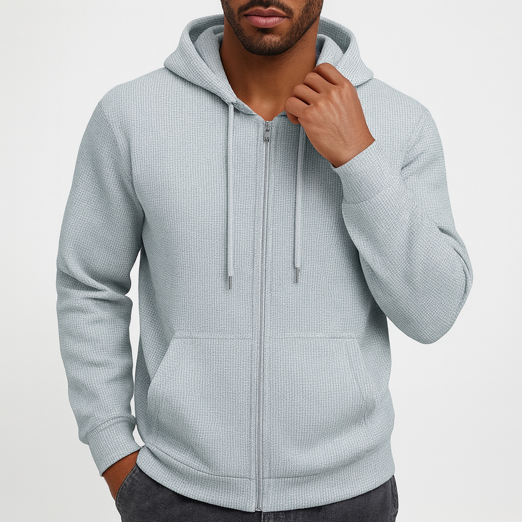 THRUSTYLE | Waffle Hooded Jacket