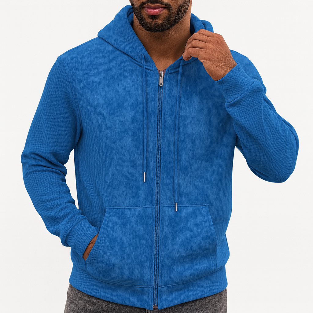THRUSTYLE | Waffle Hooded Jacket
