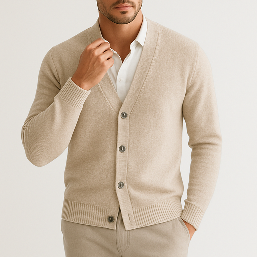 THRUSTYLE | V-Neck Cardigan