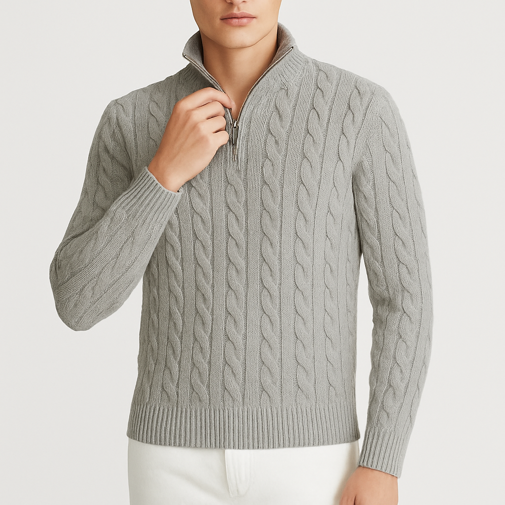 THRUSTYLE | Cable Knit Sweater