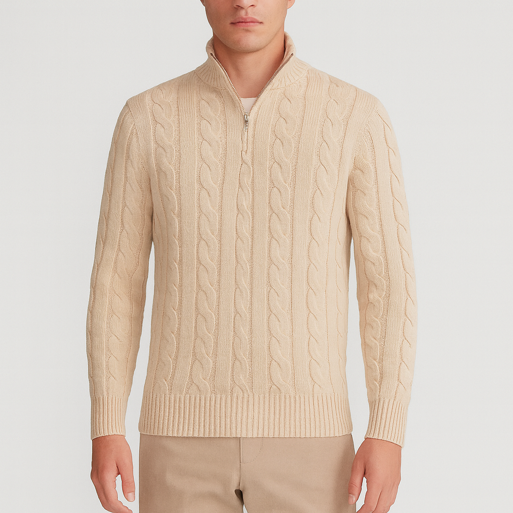 THRUSTYLE | Cable Knit Sweater