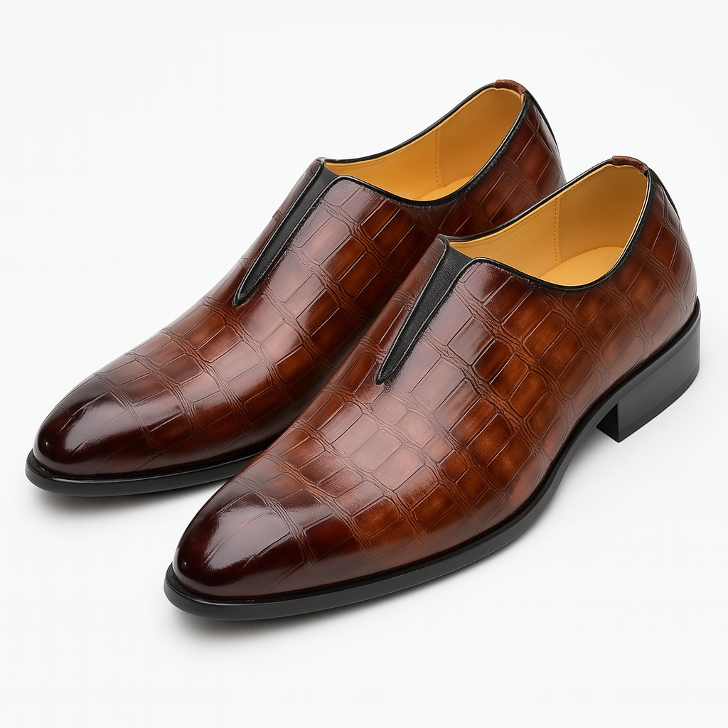 THRUSTYLE | Leather Penny Loafers