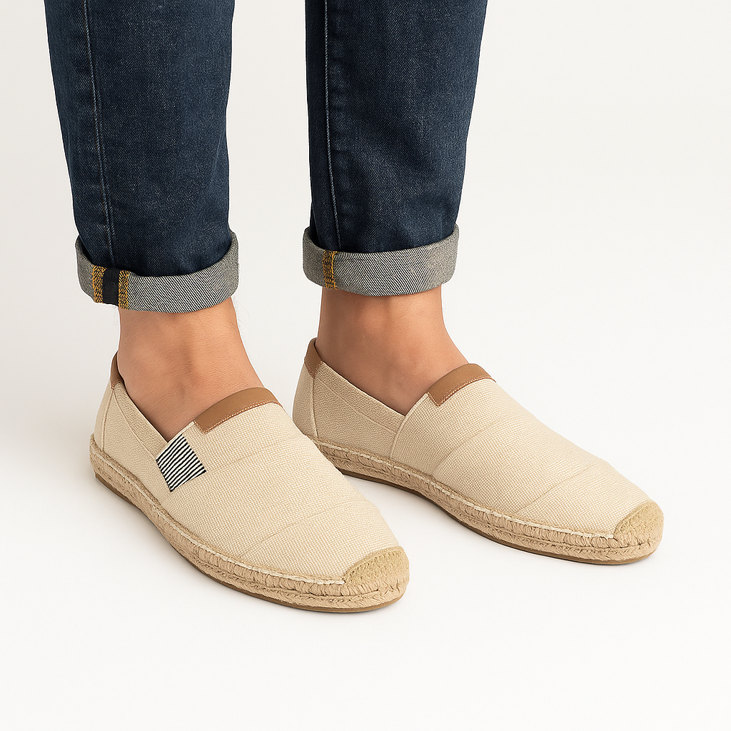 THRUSTYLE | Canvas Slip-On Loafers