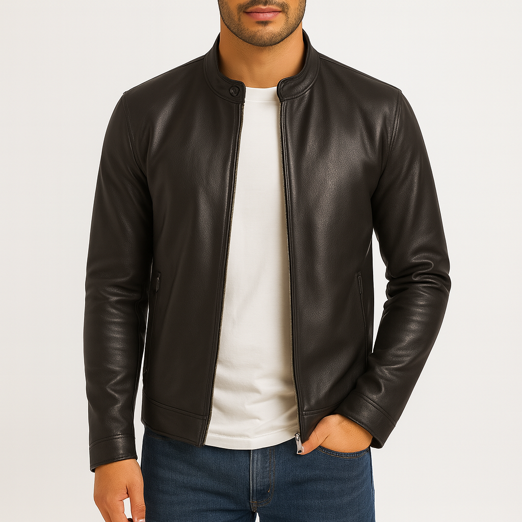 THRUSTYLE | Slim Leather Jacket
