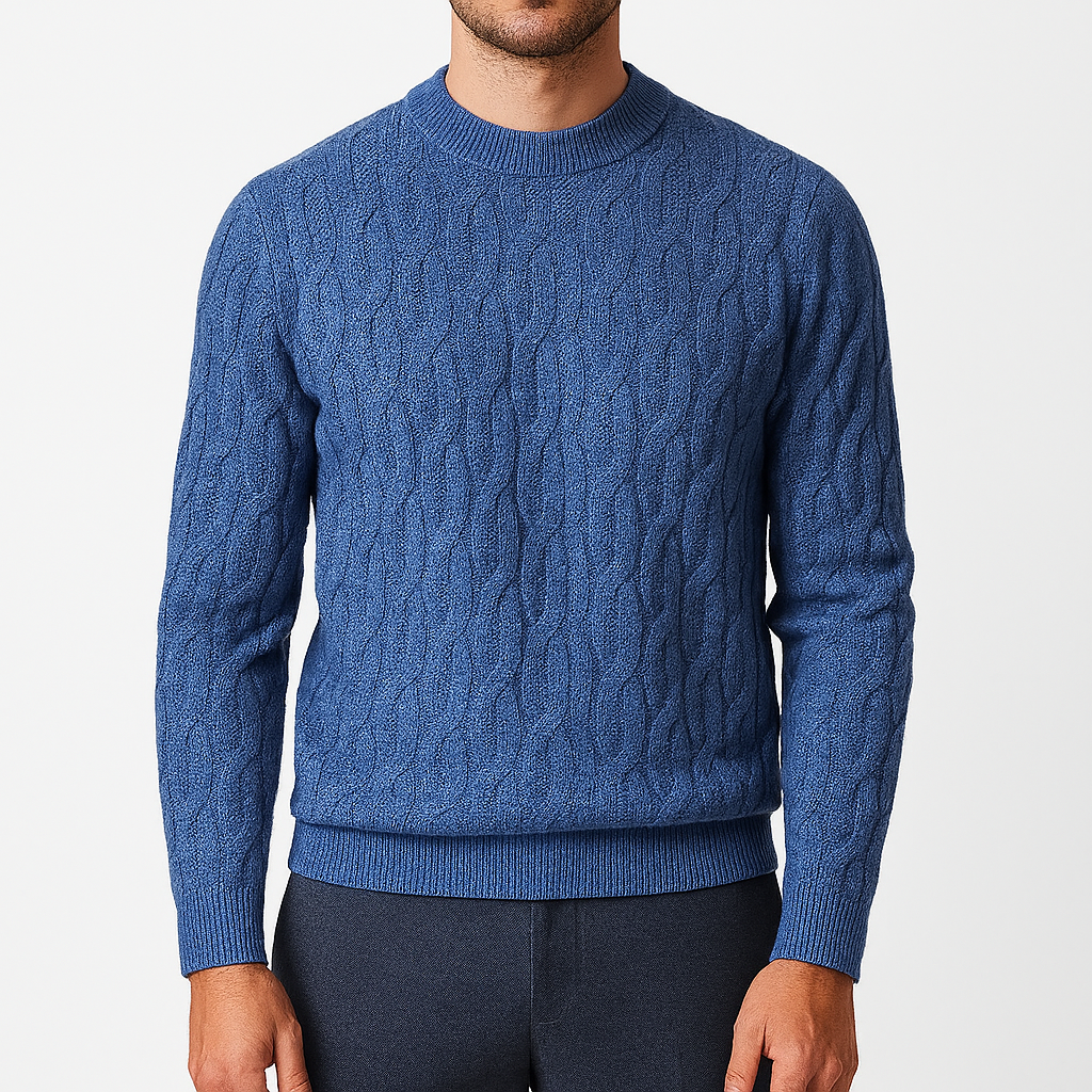THRUSTYLE | Cable Knit Crew