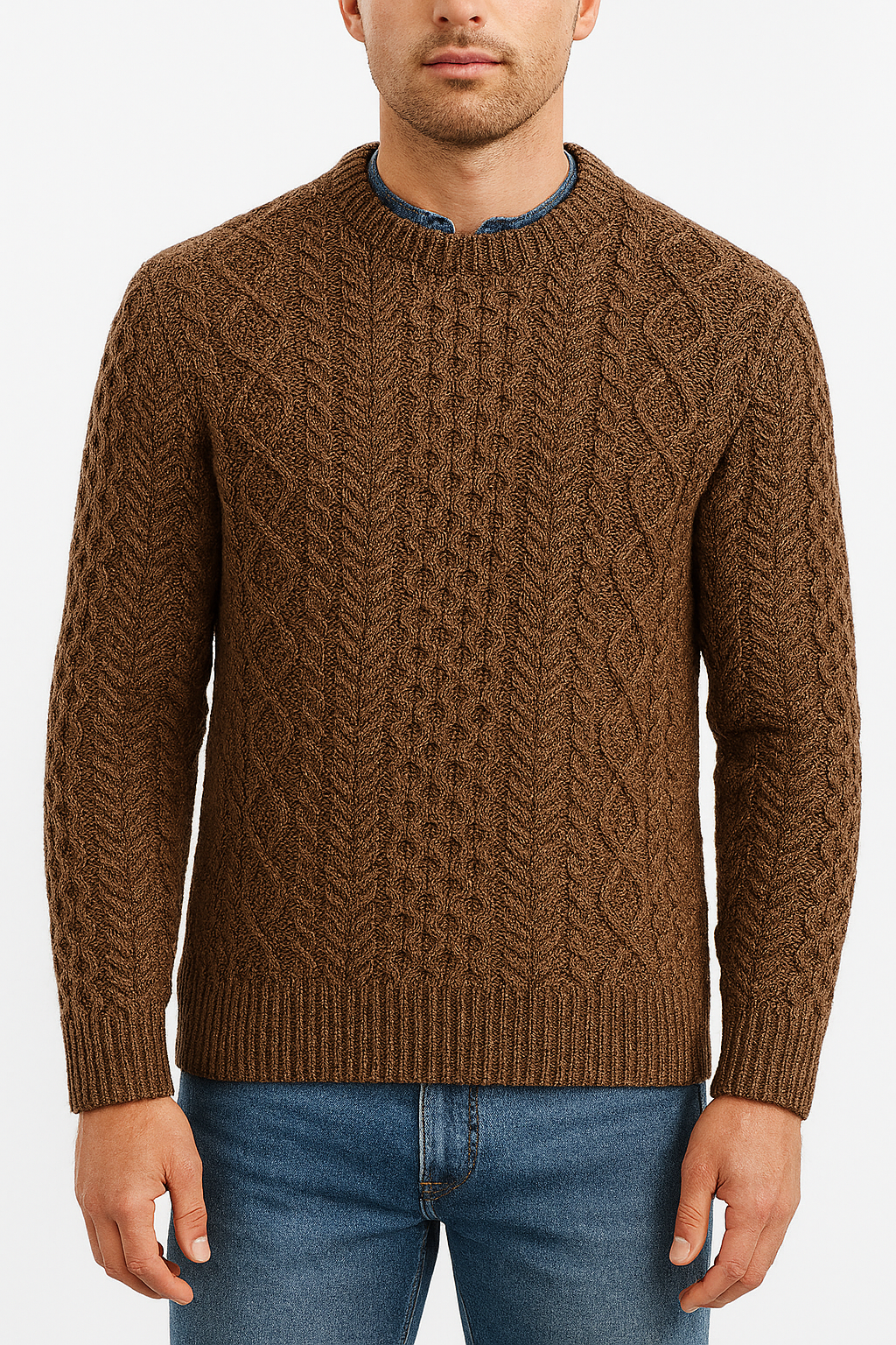 THRUSTYLE | Cable Knit Slim
