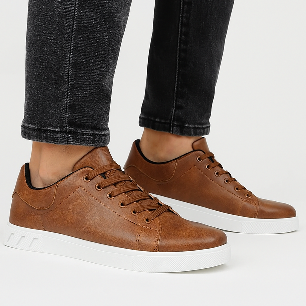 THRUSTYLE | Luxe Leather Sneakers