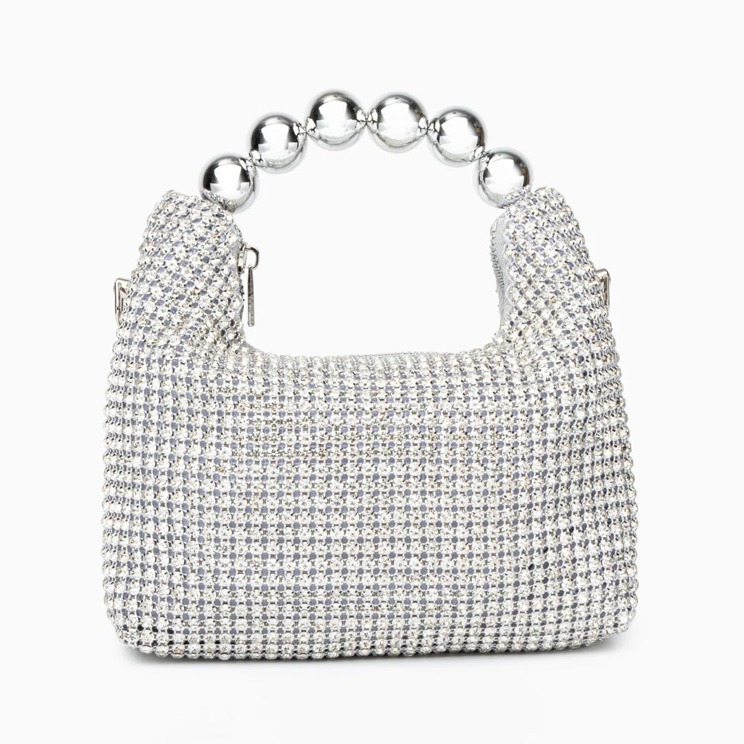 Luxury Rhinestone Evening Bag – Silver Black Gold