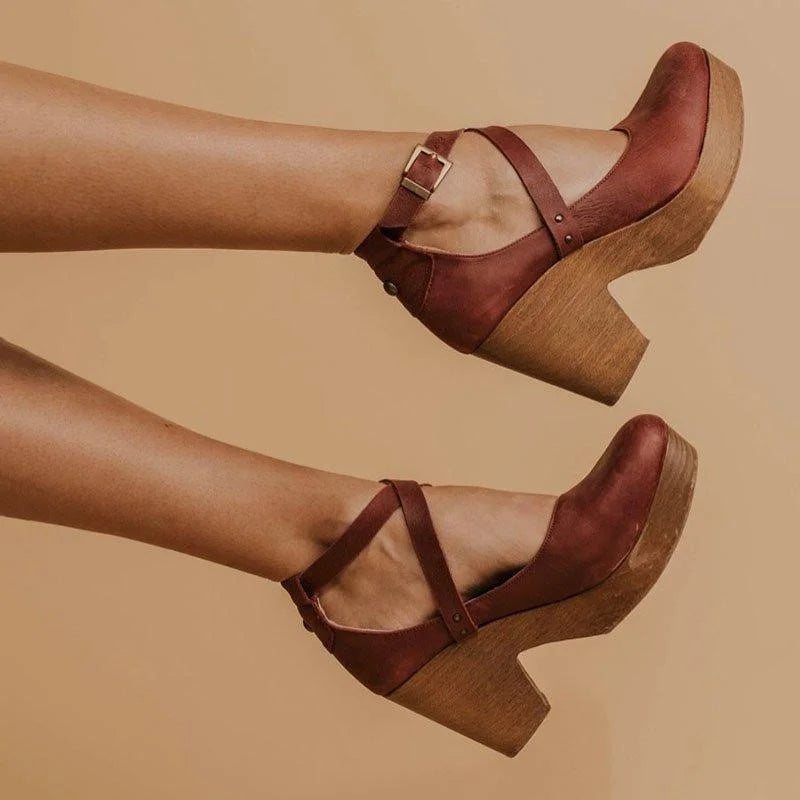 Women’s Vegan Leather Heels – Modern Elegance in Black or White-1