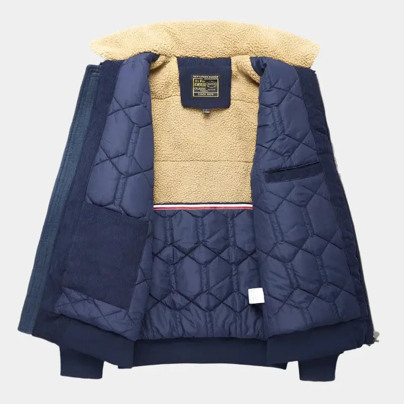 Men’s Corduroy Bomber Jacket – Classic, Durable & Modern