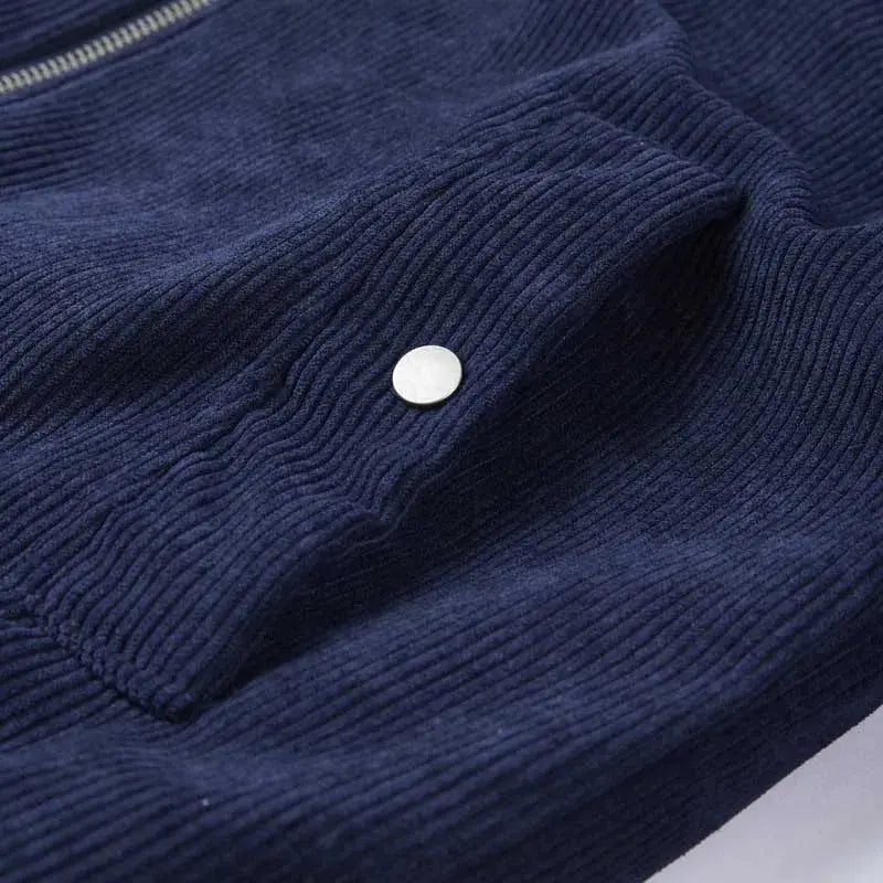 Men’s Corduroy Bomber Jacket – Classic, Durable & Modern