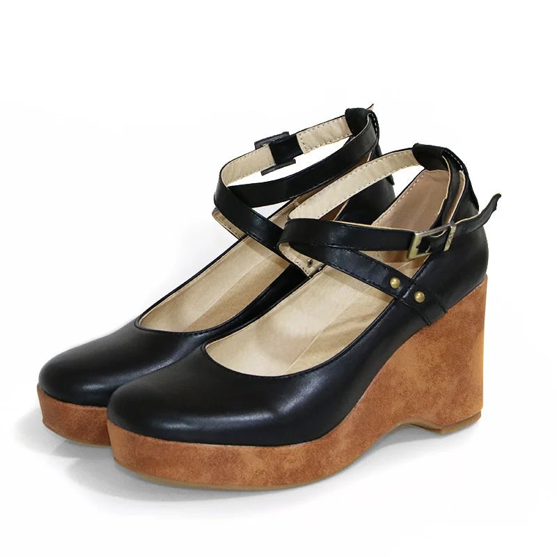 Variant image for Women’s Vegan Leather Heels – Modern Elegance in Black or White-15