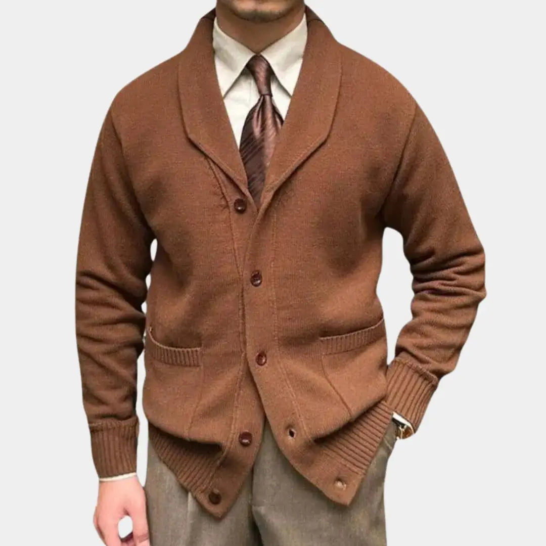 Men's British Knit Cardigan – Classic Comfort Redefined
