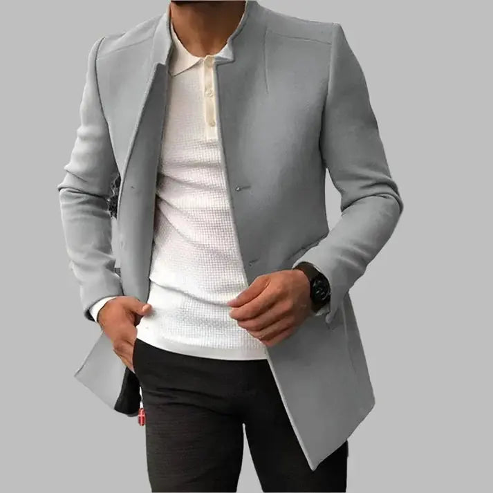 Men’s Wool Jacket – Elegant Design for Versatile Occasions-3