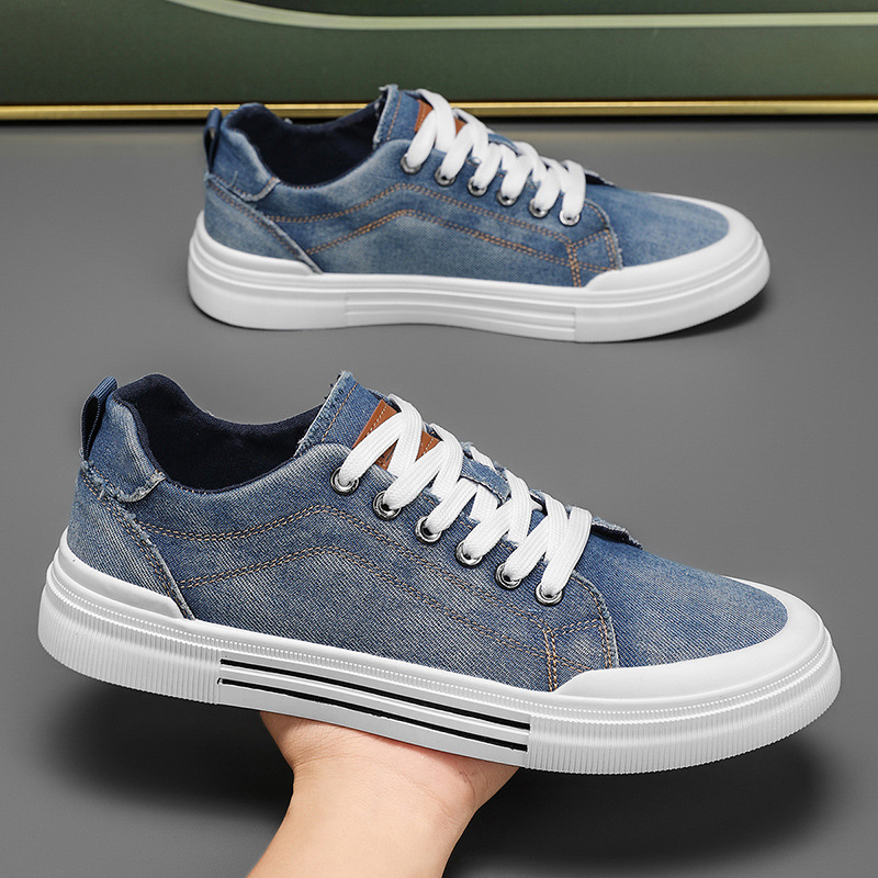 Men’s Denim Sneakers – Premium Comfort, Casual Style-3