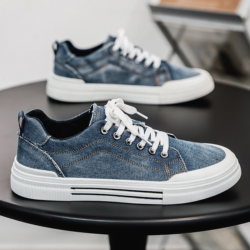 Men’s Denim Sneakers – Premium Comfort, Casual Style-6