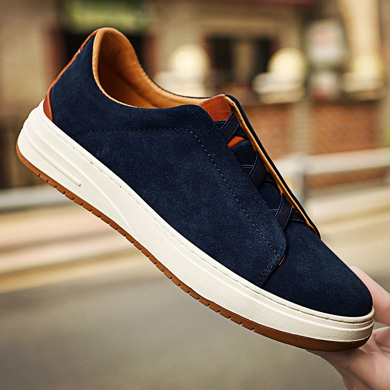 Men’s Suede Sneakers – Italian Craftsmanship, Comfortable Fit-3
