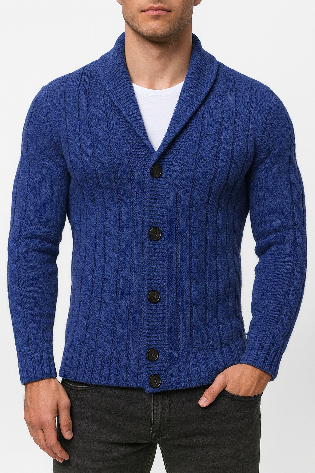 THRUSTYLE | Cable Cardigan