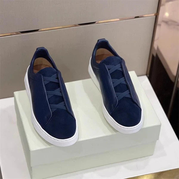 Men’s Sneakers – Premium Leather and Suede, Comfortable Fit-3