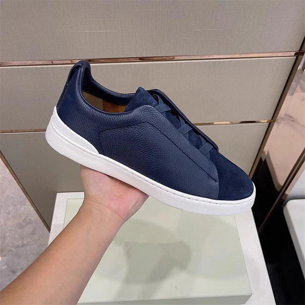 Men’s Sneakers – Premium Leather and Suede, Comfortable Fit-4