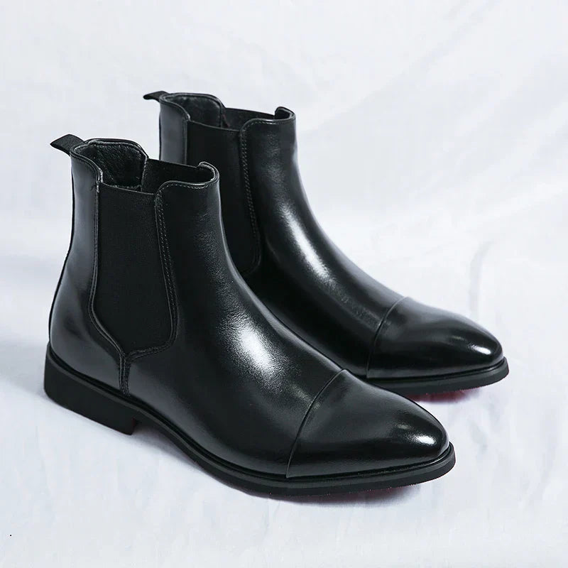 Men’s Chelsea Boots – Genuine Leather, Timeless Style and Comfort-4