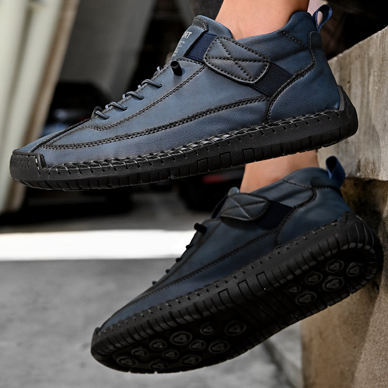 Men's Trainers – Premium Vegan Leather, Versatile Design-6