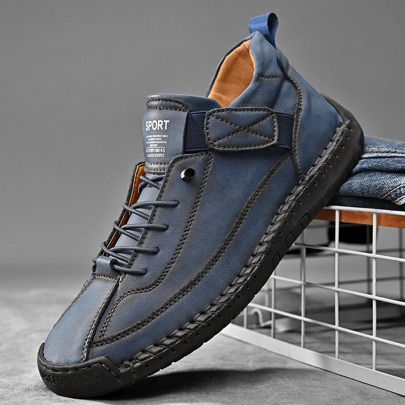 Men's Trainers – Premium Vegan Leather, Versatile Design-3