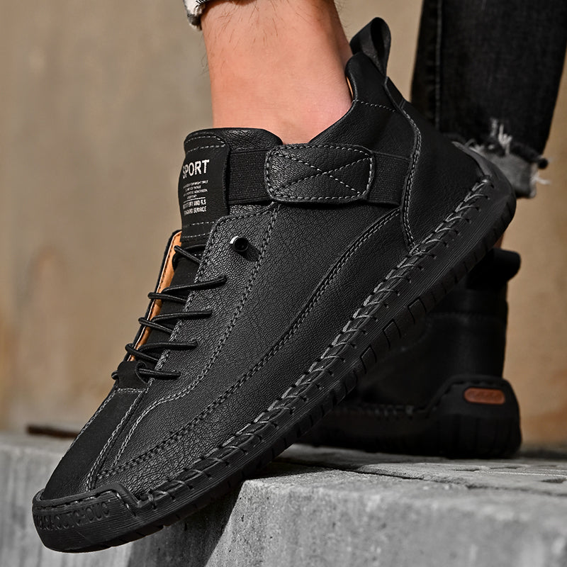 Men's Trainers – Premium Vegan Leather, Versatile Design-4